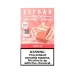Elf Bar Pi 9000 Puffs Disposable Vape Peach Ice