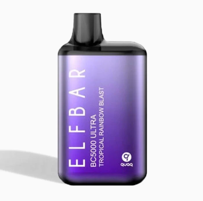 Elf Bar Ultra Bc5000 Puffs Tropical Rainbow Blast