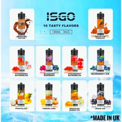 Isgo E Liquid 120ml 3mg