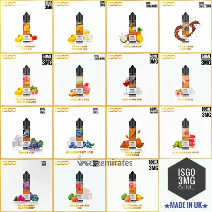 Isgo E Liquid 60ML Shisha