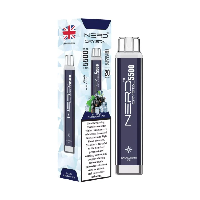 Nerd Crystal 5500 Puffs Blackcurrant Ice