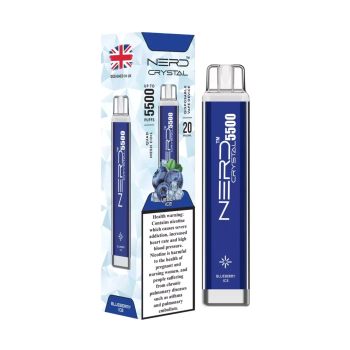 Nerd Crystal 5500 Puffs Blueberry Ice