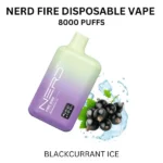 Nerd Fire 8000 Puffs Blackcurrant Ice