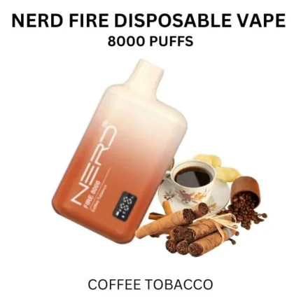 Nerd Fire 8000 Puffs Coffee Tobacco