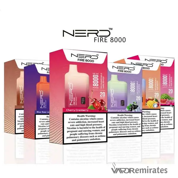 Nerd Fire 8000 Puffs Disposable Vape