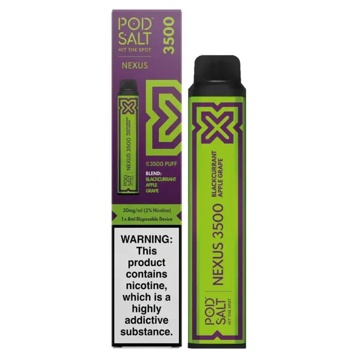 Pod Salt Nexus 3500 Puffs Blackcurrant Apple Grape