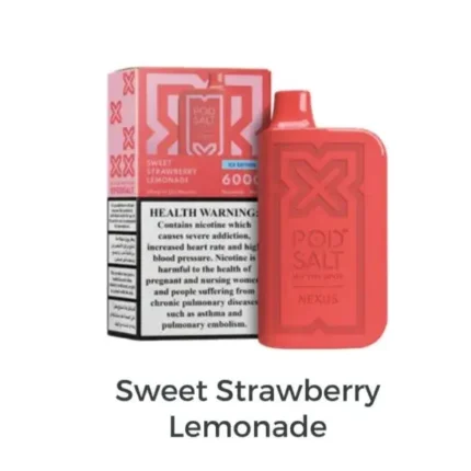 Pod Salt Nexus 6000 Puffs Sweet Strawberry Lemonade