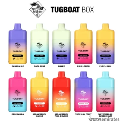 Tugboat 6000 Puffs Disposable Vape Rechargeable Kit in All UAE
