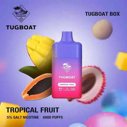 Tugboat BOX 6000 puffs Tropical Fruit