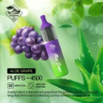 tugboat evo 4500 puffs Aloe Grape